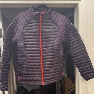 Eddie Bauer Women's Dark Purple Puffer Jacket
